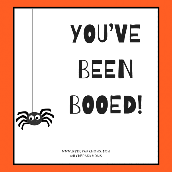 You've Been Booed! HP Moms Edition