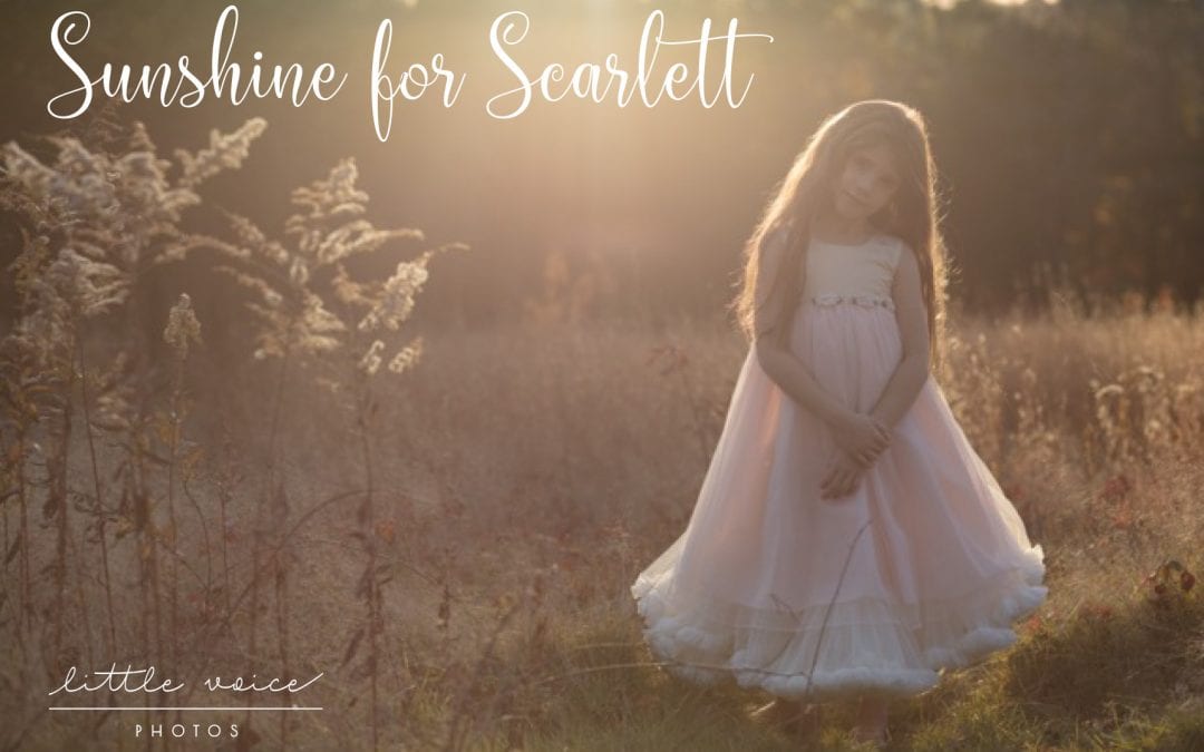Sunshine for Scarlett: A Letter From Her Mom Seeking a CURE for Cystic Fibrosis