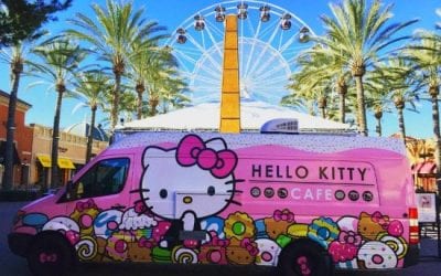 Hello Kitty Cafe Truck Cruises to Stamford!