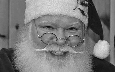 Santa in Maritime Aquarium's Toy Boat Workshop this wkd & next