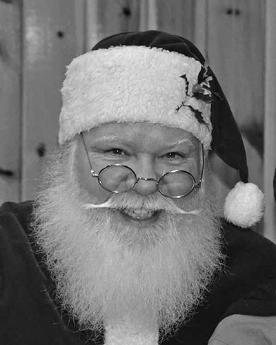 Santa in Maritime Aquarium's Toy Boat Workshop this wkd & next