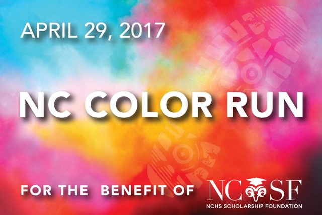 NC Color Run this Saturday! RUN RAMS RUN!!