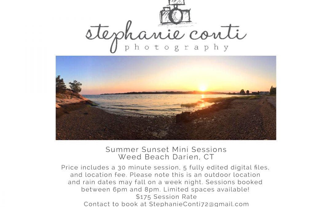 Summer Sunset Mini Sessions with Stephanie Conti Photography!