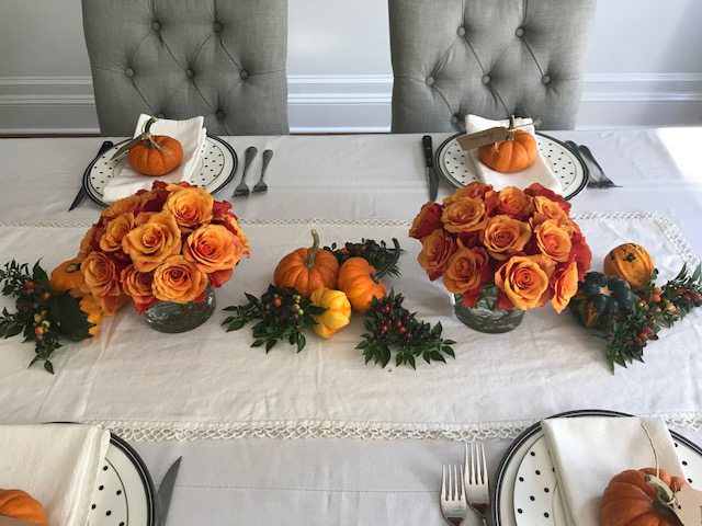 Fall Dinner Party Flowers by Local Mom, Emily Candee