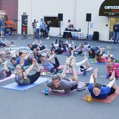 Join Katy Ingulli for "Beer Yoga" to benefit the Bennett Cancer Center