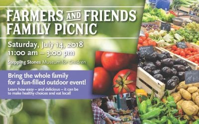 Farmers and Friends Family Picnic July 14th @ Stepping Stones Museum for Children