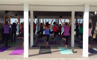 Yoga Saturdays at Weed Beach!