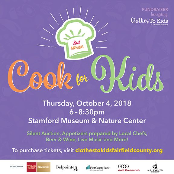 Clothes To Kids of Fairfield County is hosting its annual Cook for Kids fundraiser