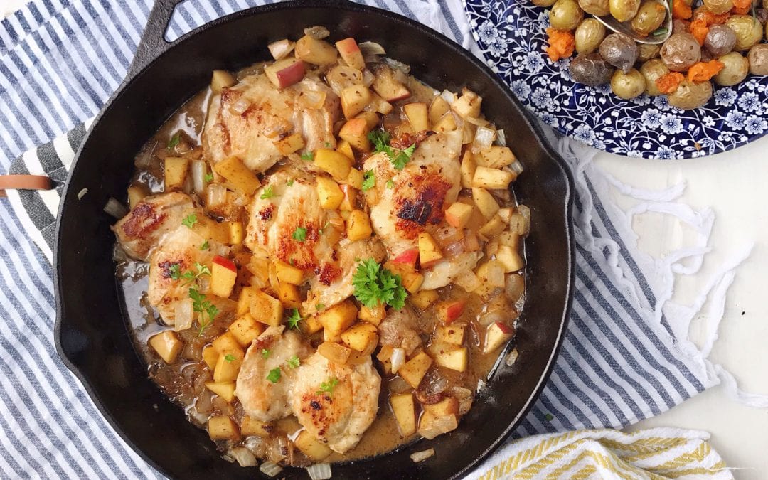 Fall Recipe: Apple Dijon Skillet Chicken