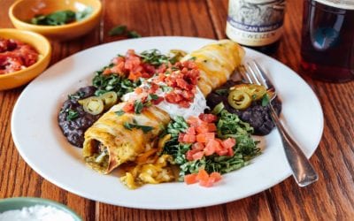 Deer Valley Roasted Butternut Squash & Bean Enchiladas
