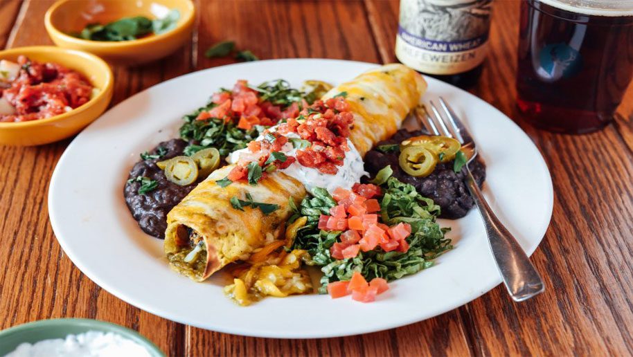 Deer Valley Roasted Butternut Squash & Bean Enchiladas