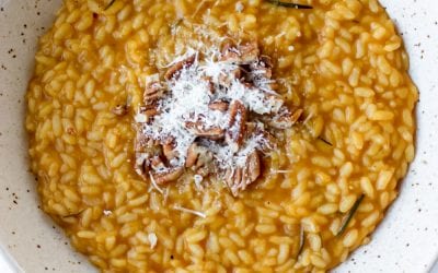 Creamy Pumpkin Risotto from CatwithaK Cooks