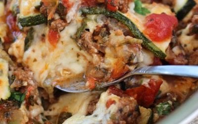 Zucchini Skillet Lasagna from CatwithaK Cooks