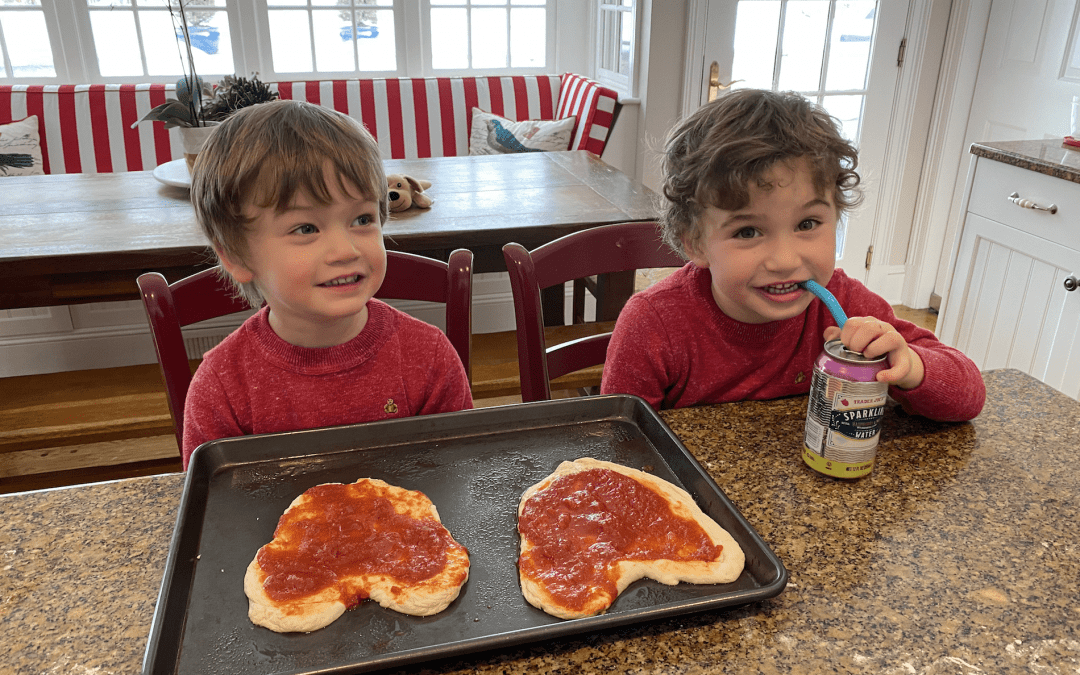 Heart-Shaped Pizza