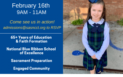 Come & See St. Aloysius Catholic School, Wednesday February 16!