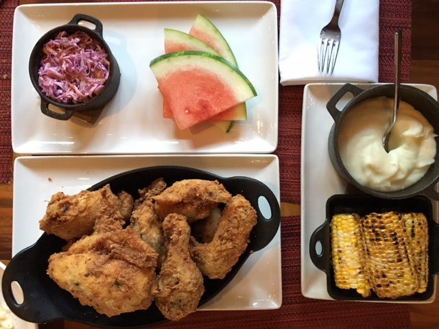 Fried Chicken Weeknight (Family!) Dinner at Moderne Barn