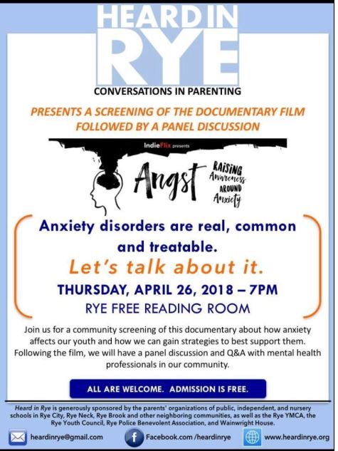 Heard in Rye: Angst