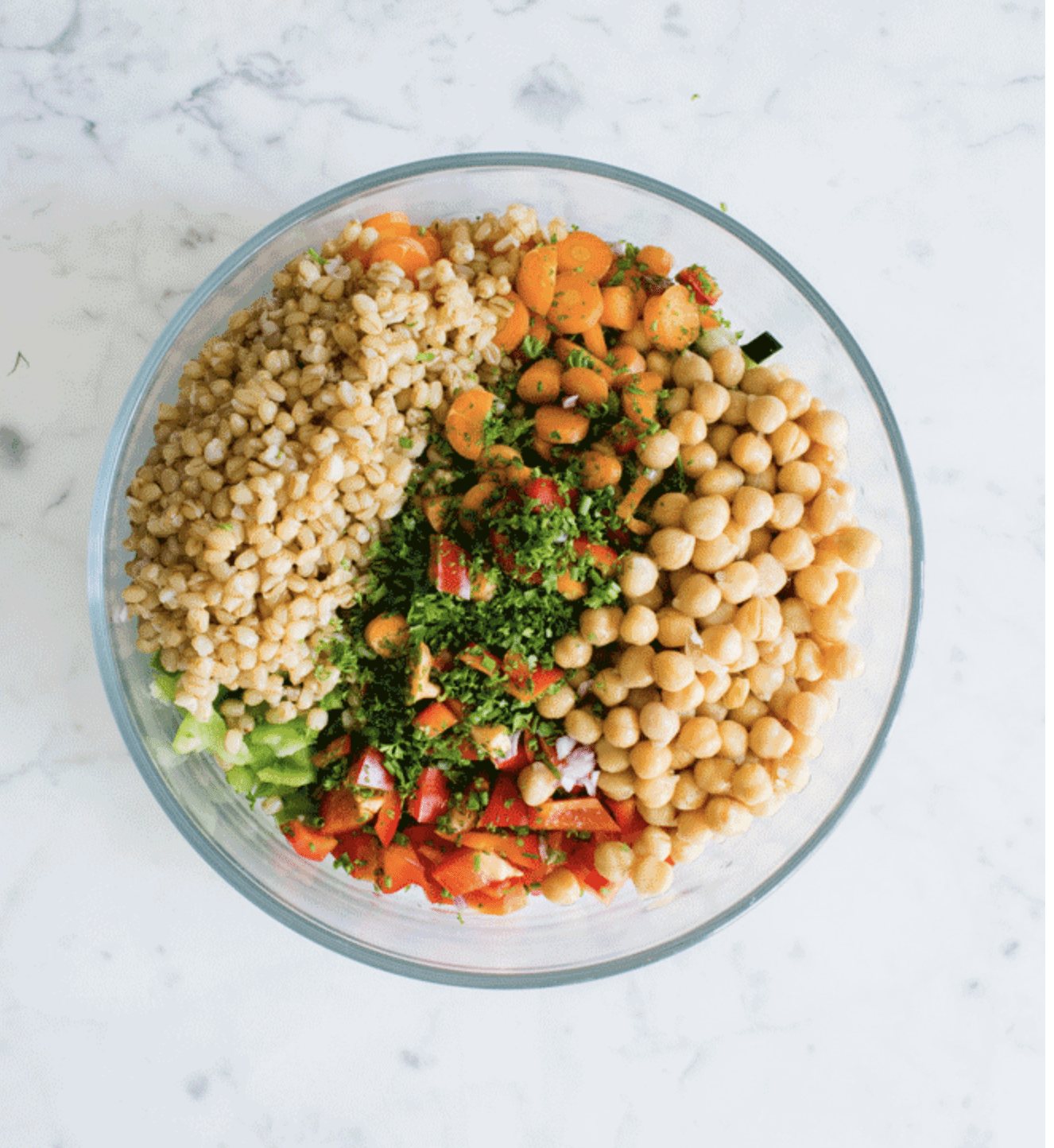 Summer Salad: Garbanzo’s with Creamy Dill Dressing