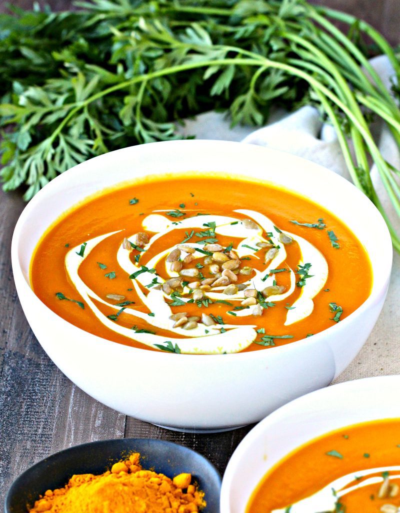 Immunity-Boosting Carrot Turmeric Soup