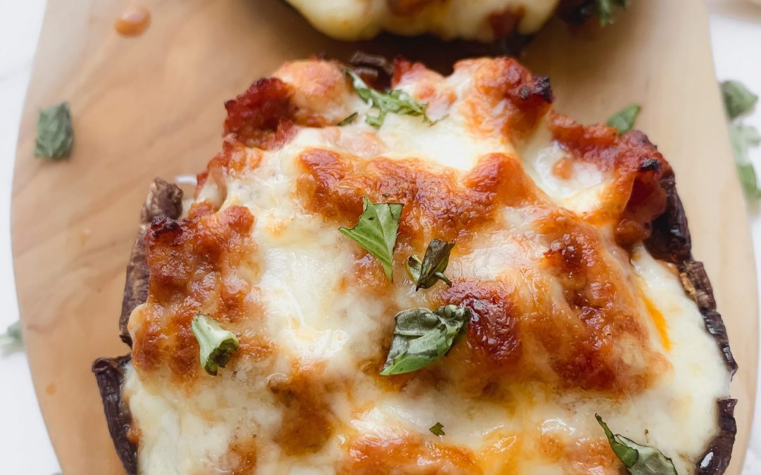 Portobello Mushroom Pizzas!