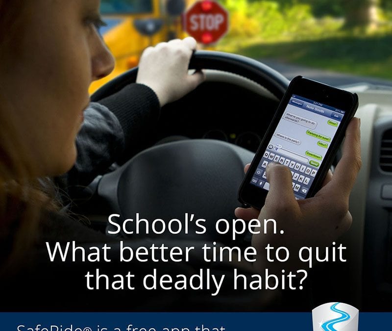 SafeRide – Make you – and your kids – safer while you drive!