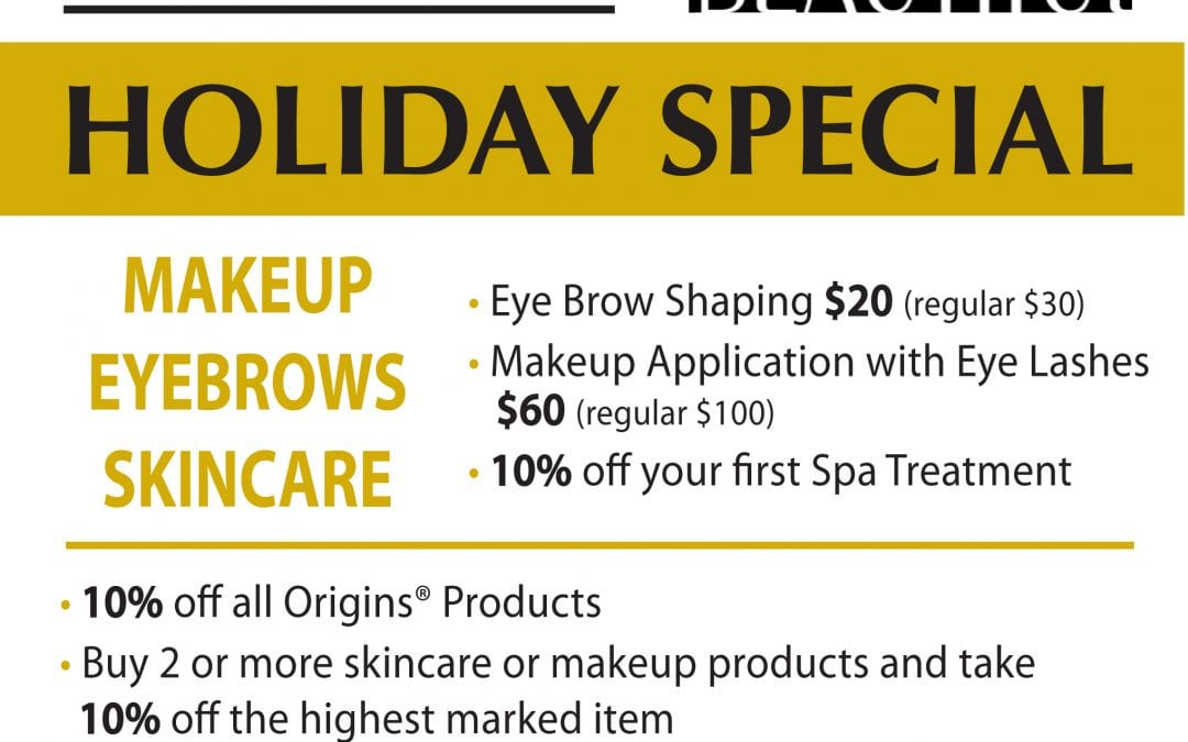 Holiday Special at Achorn Beauty Bar – Featuring FACES Beautiful – During December!