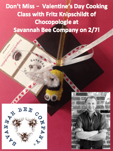 Don't Miss a Valentine's Day Cooking Class with Chocolate Expert at Savannah Bee Co