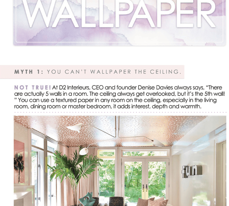 How Wallpaper can Change your Home! (Thank you D2 Interieurs)