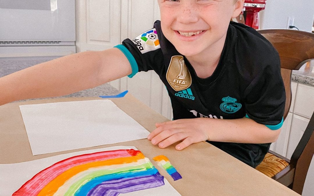 DIY Rainbow Art