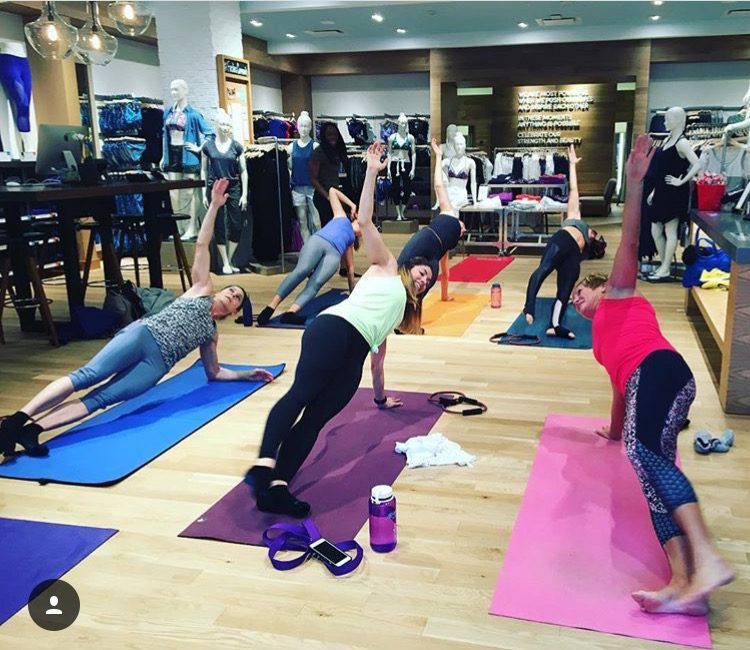 Family Yoga Morning at Athleta