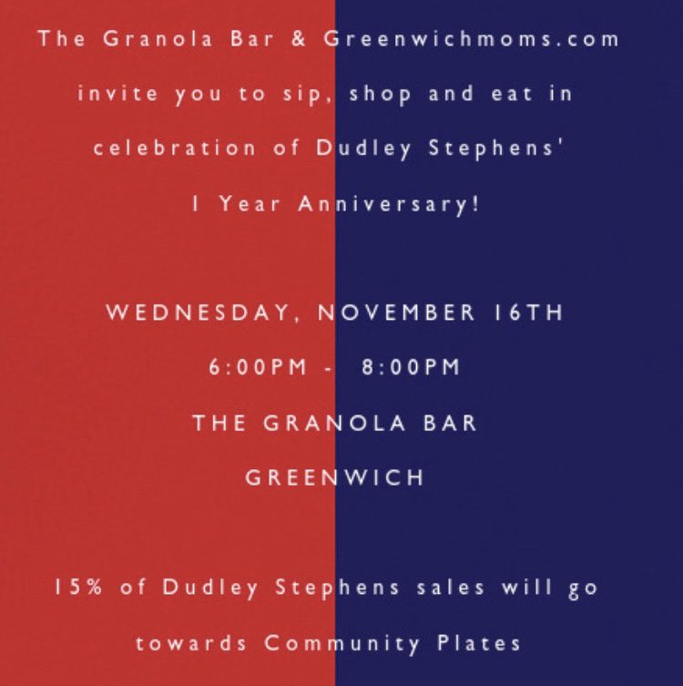 The Granola Bar and Event! Greenwich Moms