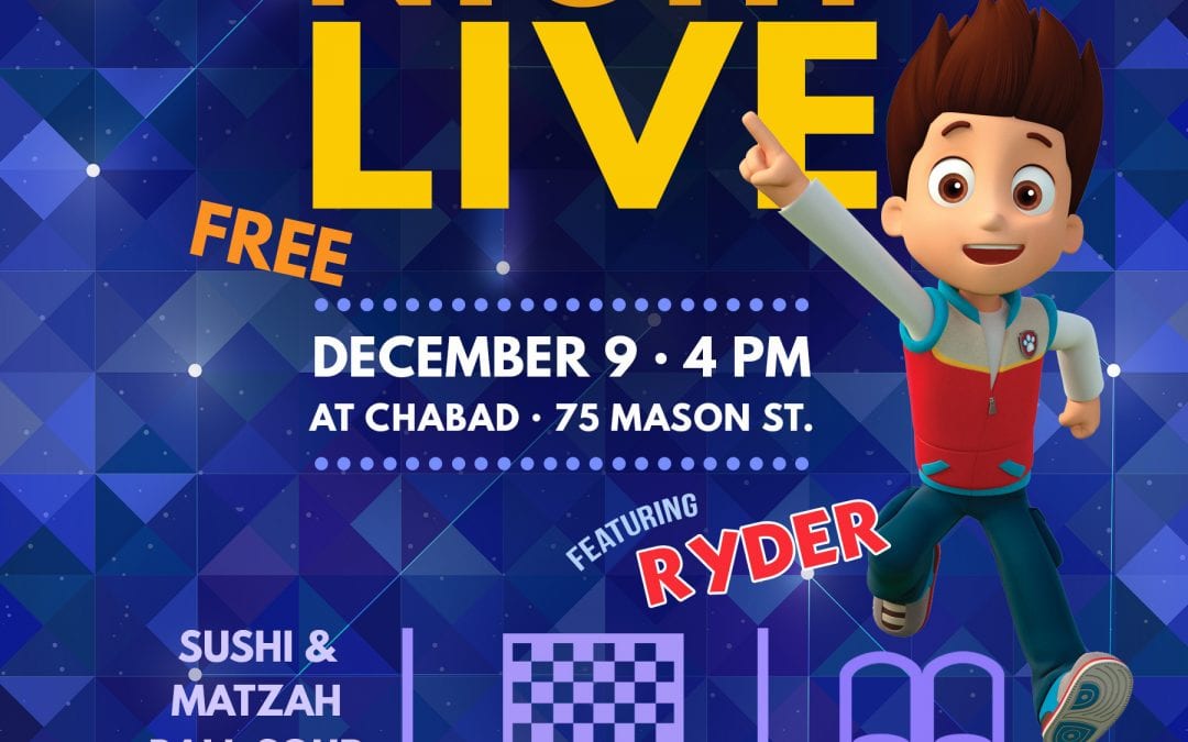 Chabad of Greenwich Hosting "Friday Night Live" Shabbat Dinner for Families