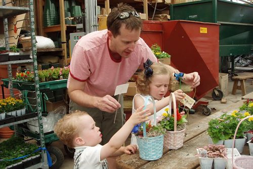 Kids Mother’s Day Basket Making!