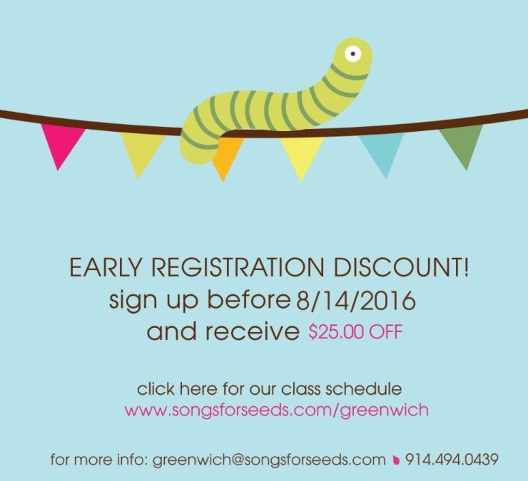 Songs for Seeds Early Registration Discount