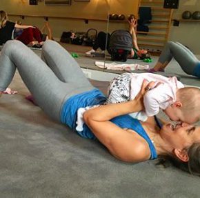 Mommy & Baby Figure Method Barre Class