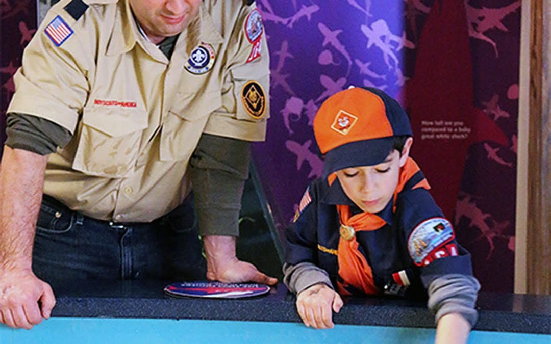 Discounts and Workshops for Scouts on Saturday at the Maritime Aquarium