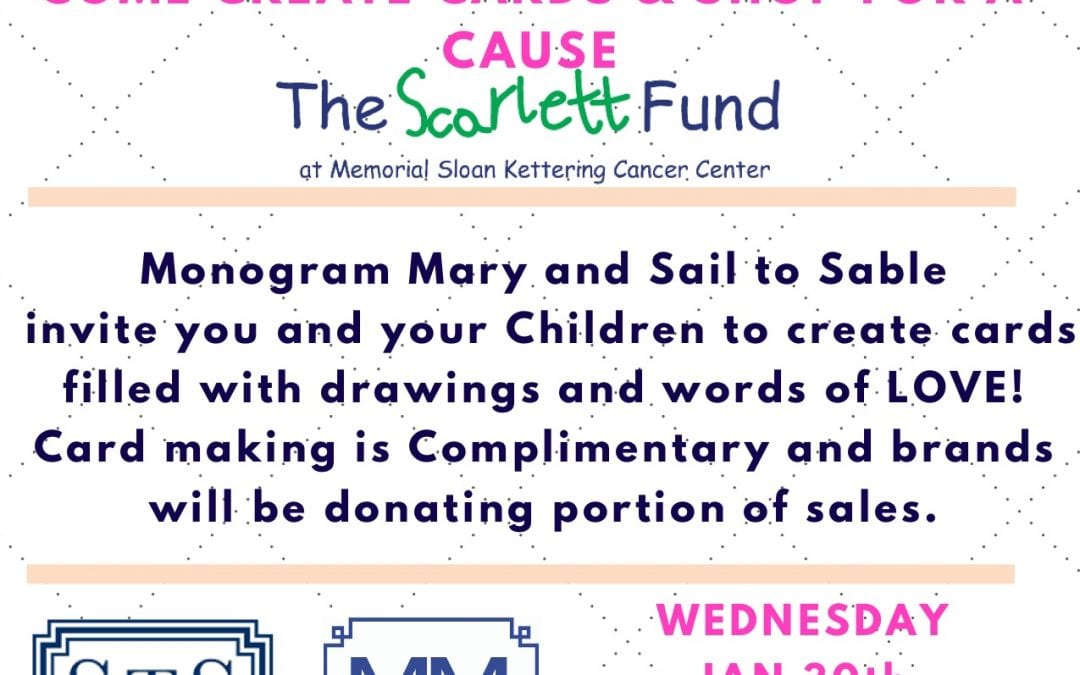 Create VDAY Cards & Shop for a Cause this Wednesday!