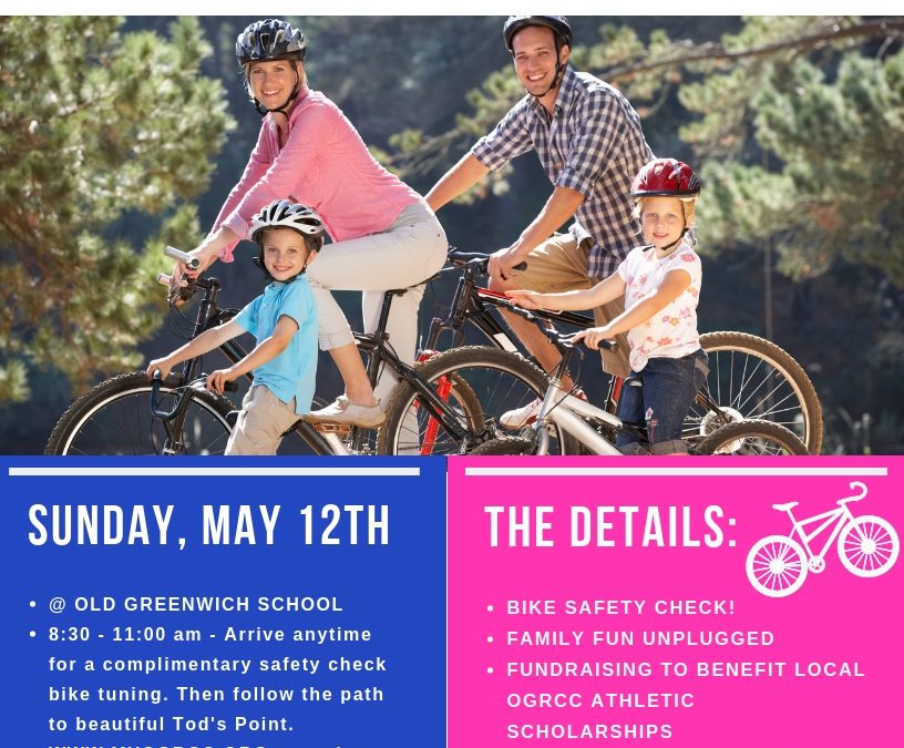 Mother's Day Bike Ride sponsored by the OGRCC