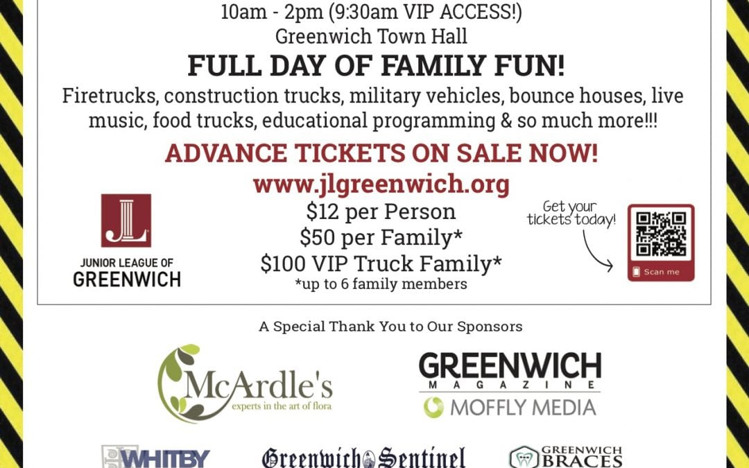 June 9th Touch a Truck Event for Junior League of Greenwich!