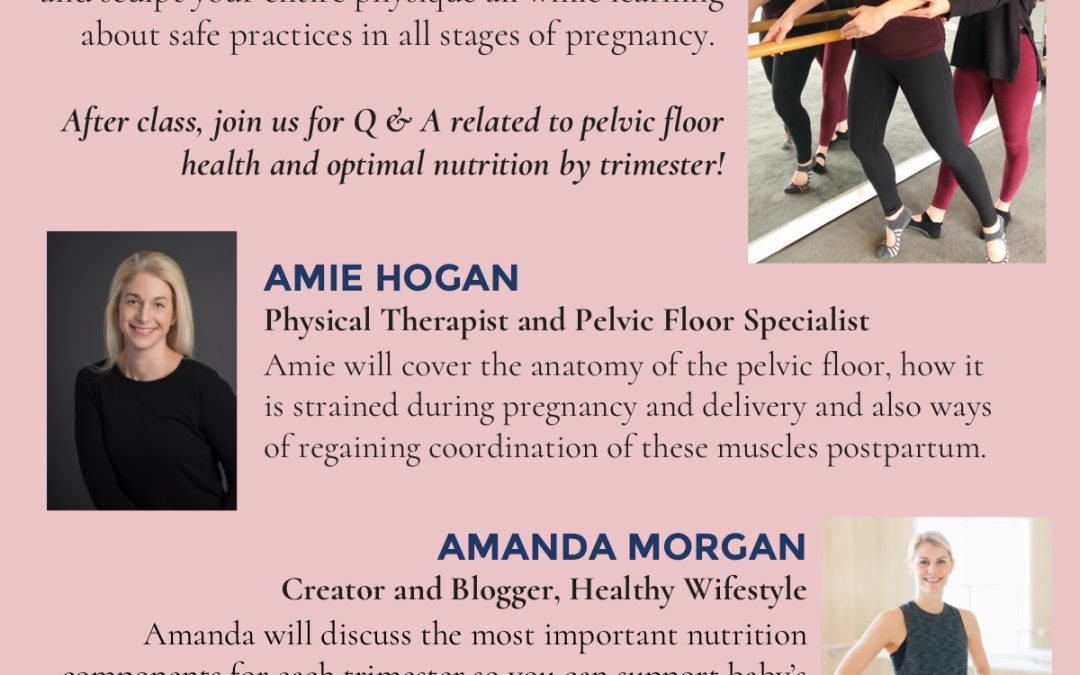 Prenatal Workshop at Forme Barre!
