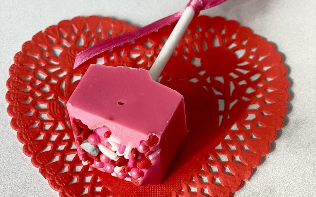 Valentine’s Day Pink Hot Chocolate Sticks