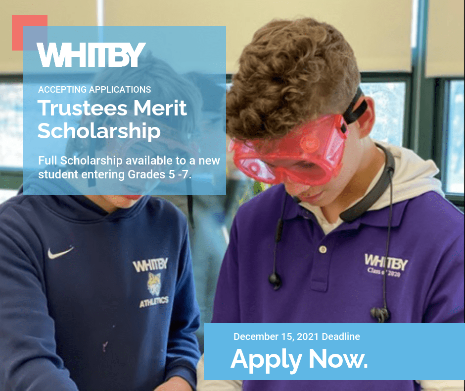 2022 Whitby Trustees Merit Scholarship Greenwich Moms