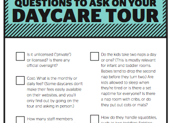 15 Questions to Ask on Your Daycare Tour