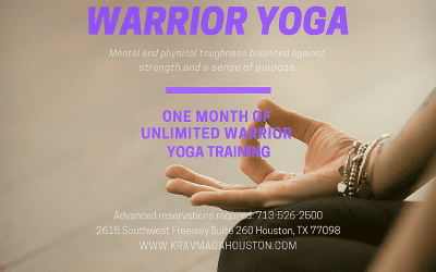 Warrior Yoga for Houston Moms at Krav Maga Houston