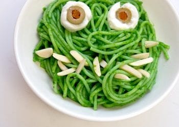 Green Goblin Halloween Pasta