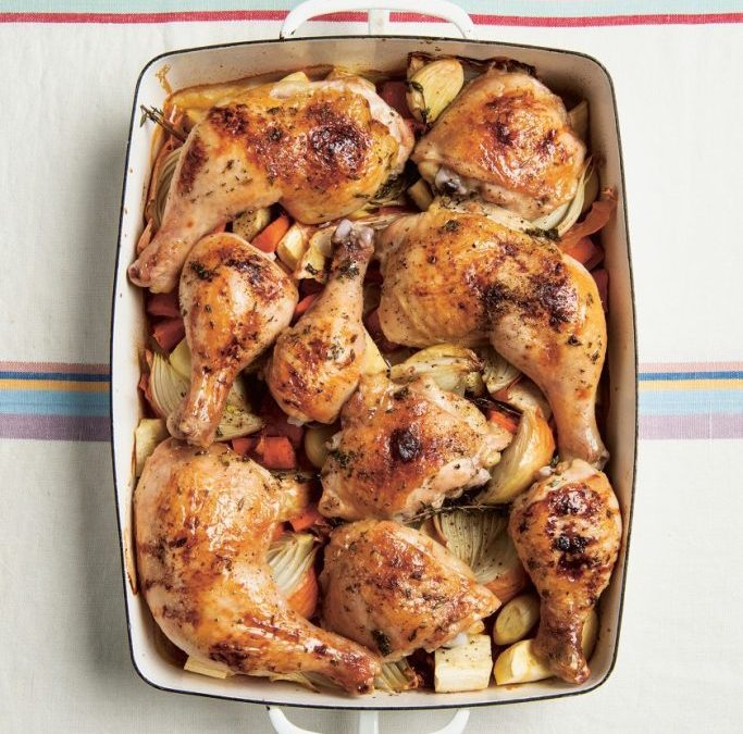 Rosh Hashanah Recipe: Roast Chicken with Thyme & Honey