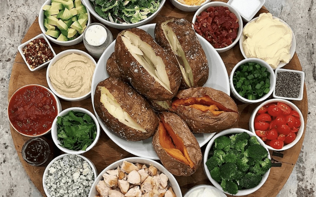 Quick Dinner Idea: Baked Potato Bar!