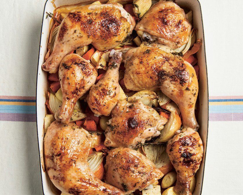 Rosh Hashanah Recipe: Roast Chicken with Thyme & Honey