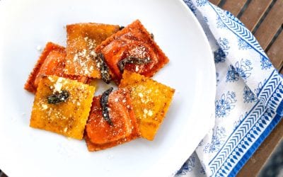 Sea Salt + Honey’s Super Easy Pumpkin Ravioli!