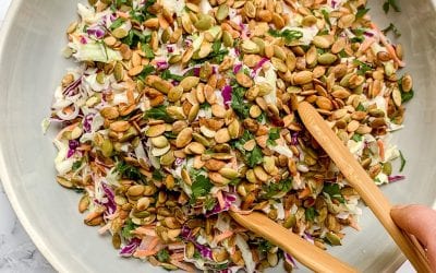 New Recipe: 60 Second Coleslaw!